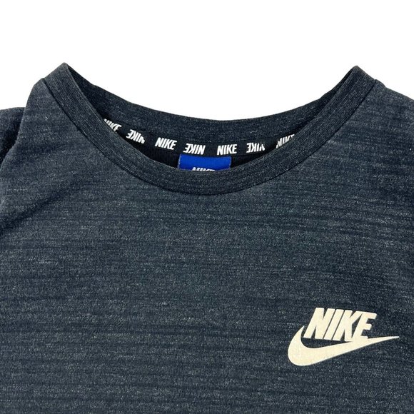 Vintage Nike Single Stitch 50/50 Charcoal Gray Swoosh T-Shirt Men S - Picture 3 of 12